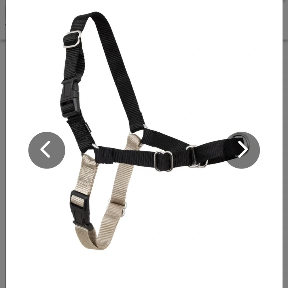 Easy Walk Brown and Tan Adjustable Pet Harness